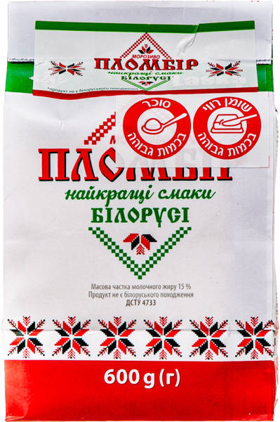 גלידה פלומביר בלרוסקי 600 גר