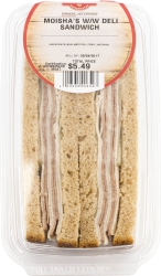 Moisha's W/W Deli Sandwich